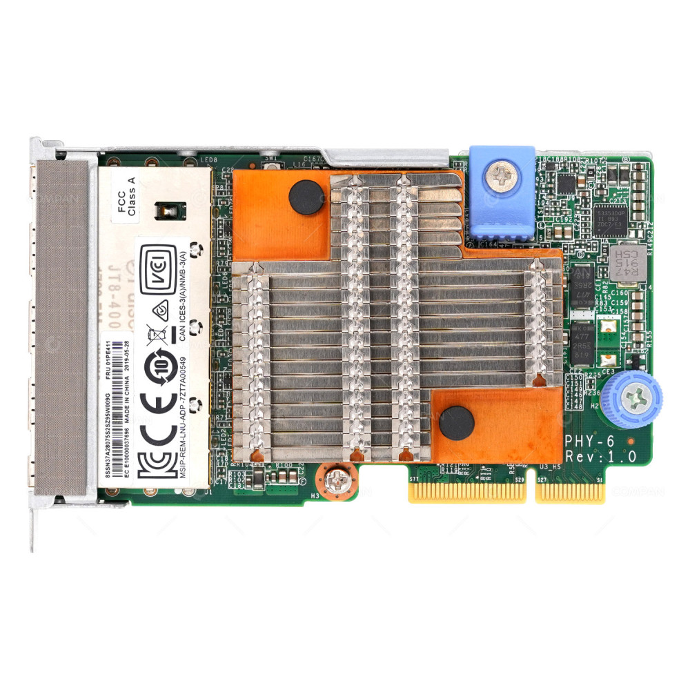 01PE411  IBM LENOVO QUAD PORT 10GB RJ-45 LOM FOR LENOVO THINKSERVER SR650 M5